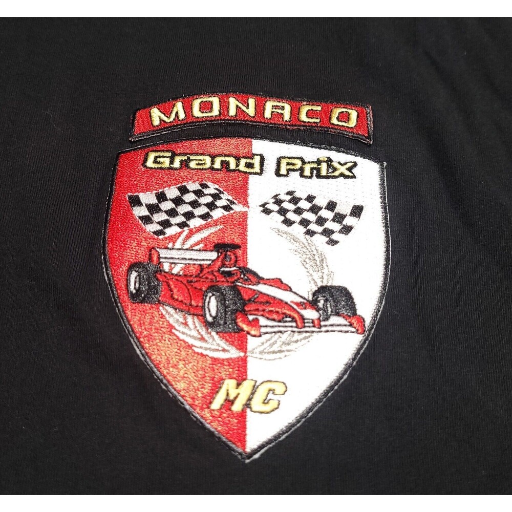 VTG MONACO Grand Prix Official F1 Racing Black T European Size 3XL France EUC - Picture 7 of 10